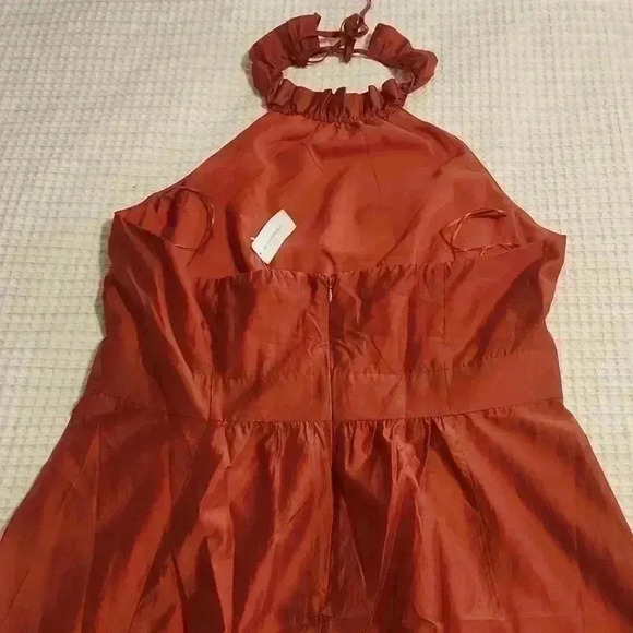 BANANA REPUBLIC HALTER MIDI DRESS - Picture 7 of 8